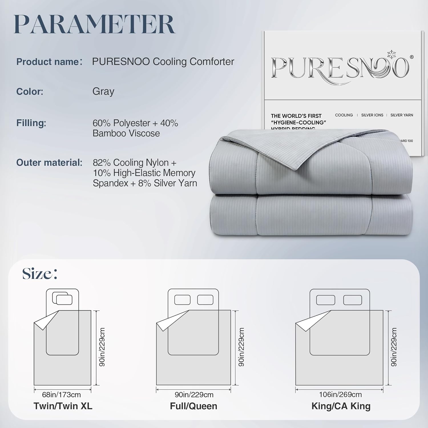 Puresnoo Cooling Comforter
